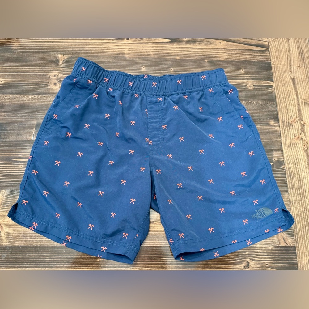 The‎ North Face Swim Trunks with Axe Pattern